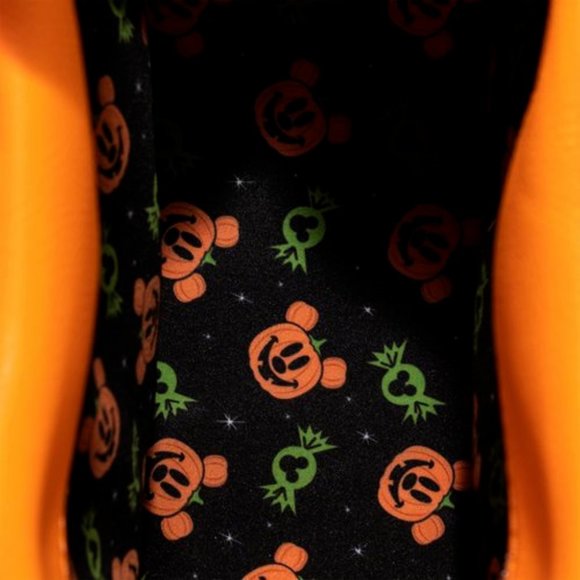 Loungefly Mickey Mouse Jack-o'-Lantern Mickey Crossbody Purse - Picture 4 of 4